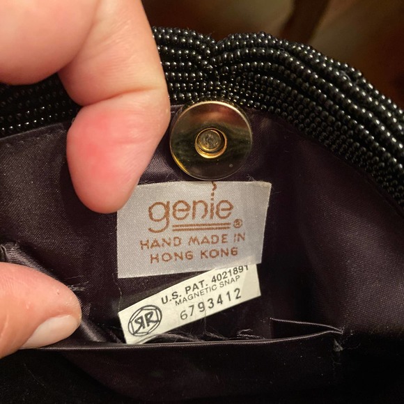 Vintage Genie Beaded Mini Shoulder Bag Hand Made Dynasty Style Golden Girls - Picture 3 of 9